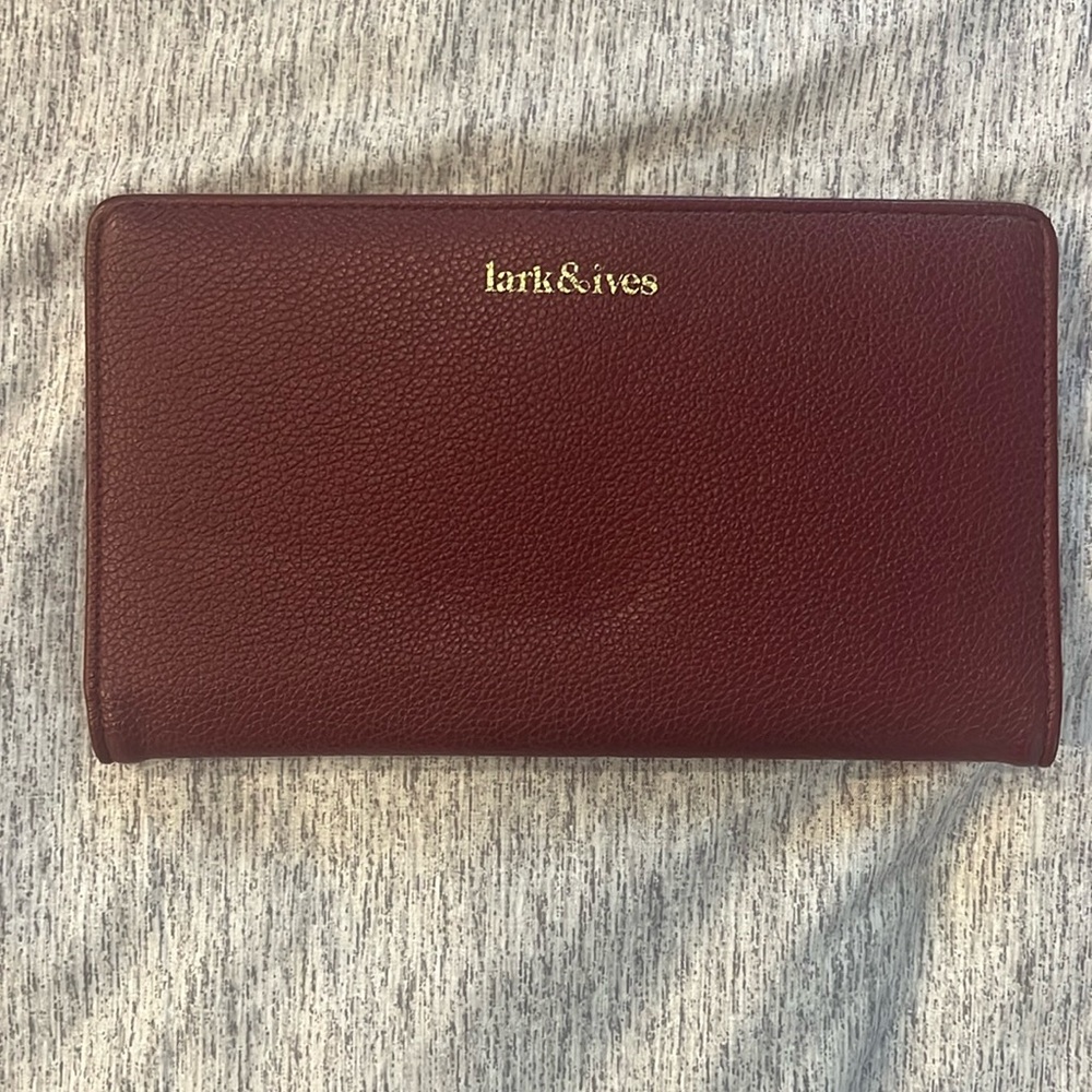 Lark & Ives leather wallet